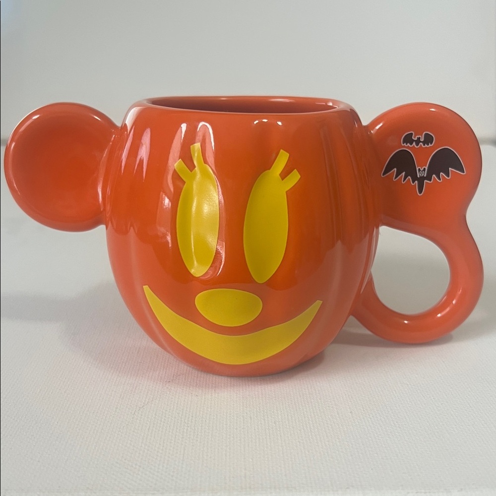 Authentic Disney Parks Disneyland Orange Minnie Halloween Mug